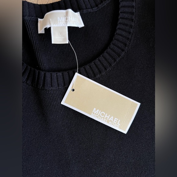 Pristine Short/cropped Michael Michael Kors Black Sweater - Picture 2 of 4